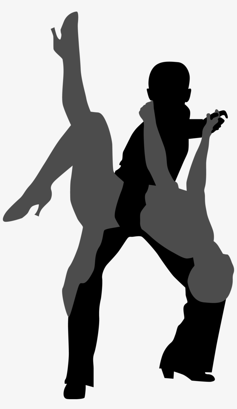 Clip Art Freeuse Dance Silhouette Cartoon Men And Women - Dança De Salão Desenho, transparent png download