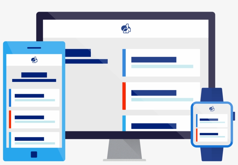 Image Of A Computer Screen, Mobile And Smart Watch - Nationwide Digital Banking, transparent png download