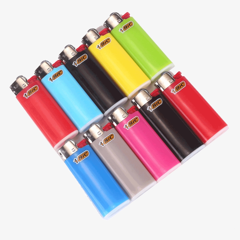 10 French Brands Bic Bick Lighter Disposable Gas Lighter - Battery, transparent png download