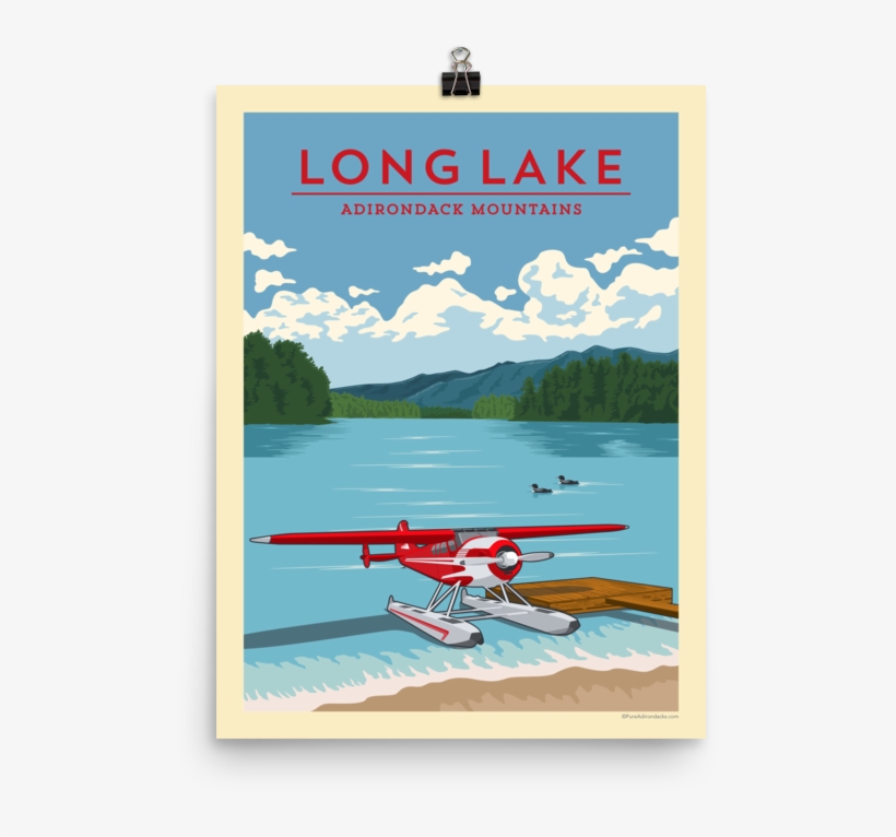 Vintage Poster - Flying Boat, transparent png download