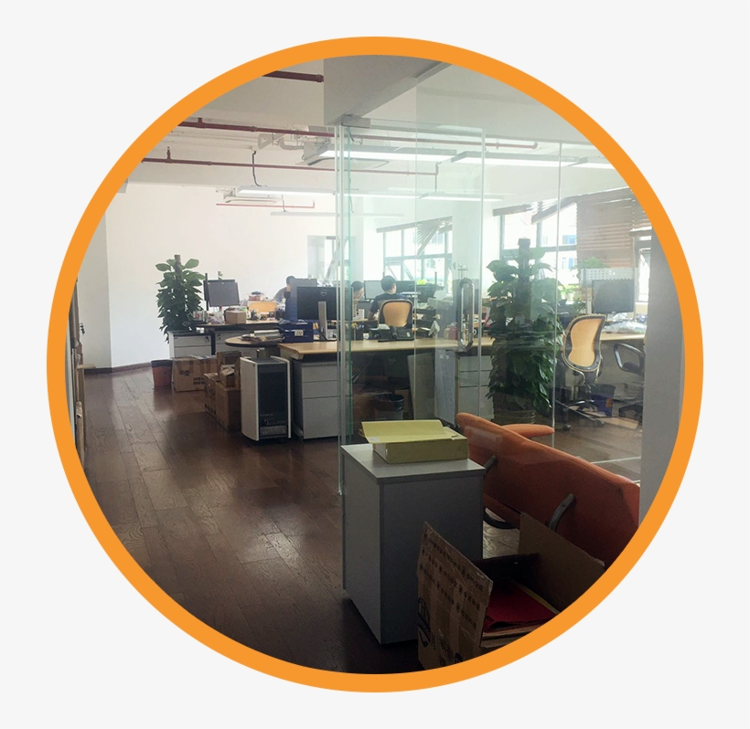 Employees Working In An Office With Several Desks - Interior Design, transparent png download