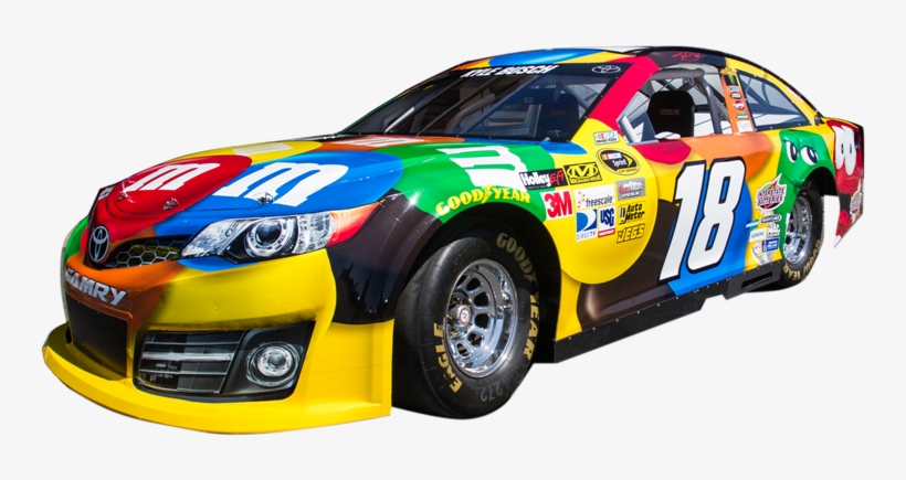 See The M&m's Nascar Of 2015 Champion Kyle Busch - Kyle Busch Race Car Png, transparent png download