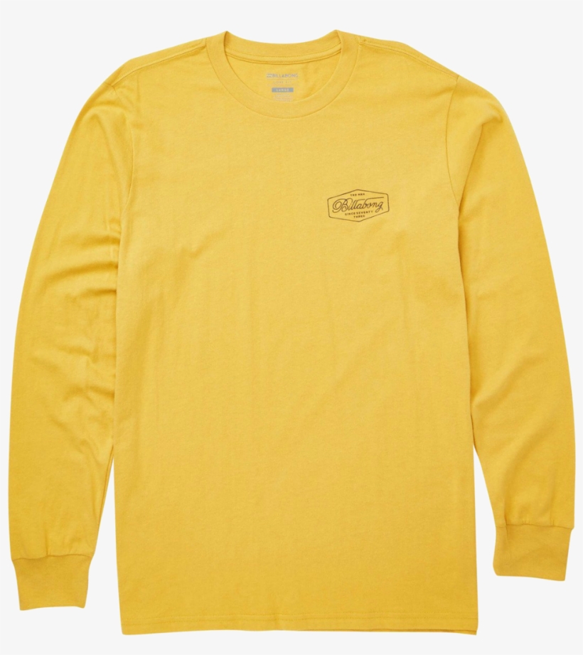 Billabong - Trademark - Gold - Front - Long-sleeved T-shirt, transparent png download