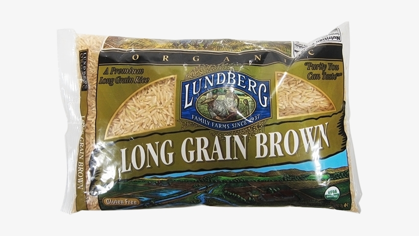 Lundberg Long Grain Brown Rice Bag-2 Lb - Sunflower Seed, transparent png download