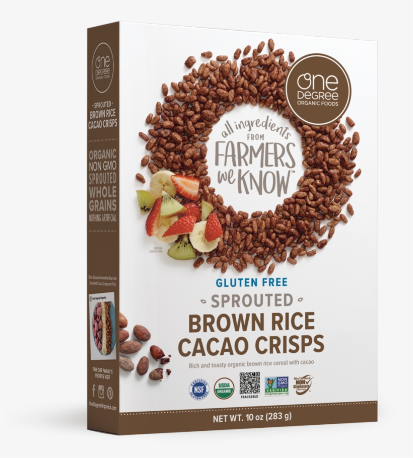 Sprouted Brown Rice Cacao Crisps, transparent png download
