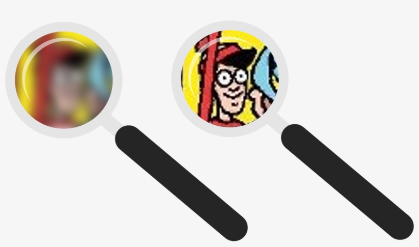 Magnifying Glass Effects - Waldo Magnifying Glass, transparent png download