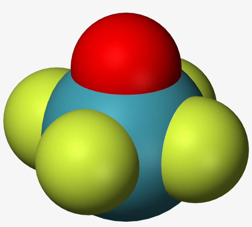 Xenon Oxytetrafluoride 3d Vdw - Xenon Oxytetrafluoride, transparent png download
