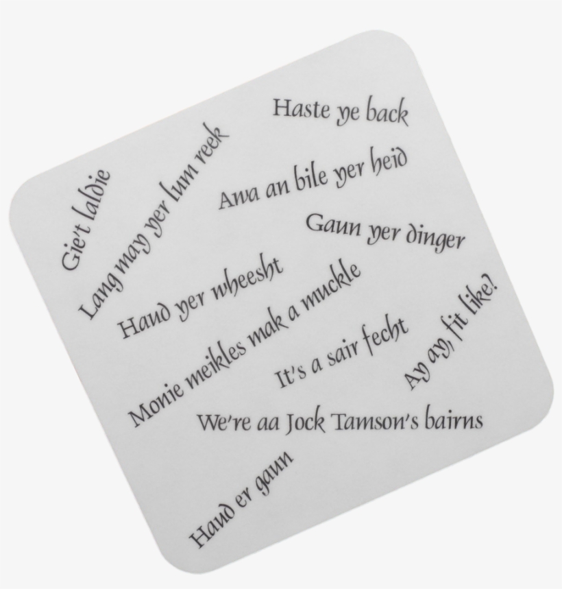 Coaster Sayings - Black-and-white, transparent png download