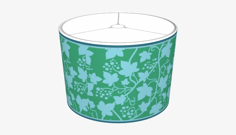 Grape Vines Leaves & Fruit Green & Light Blue - Christmas Tree, transparent png download