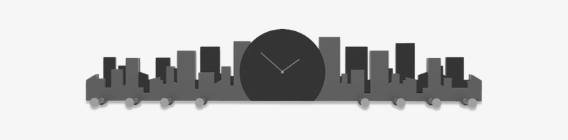 Orologio Da Parete Moderno Legno Grigio Quarzo Callea - Orologio Parete Rosso Antracite, transparent png download