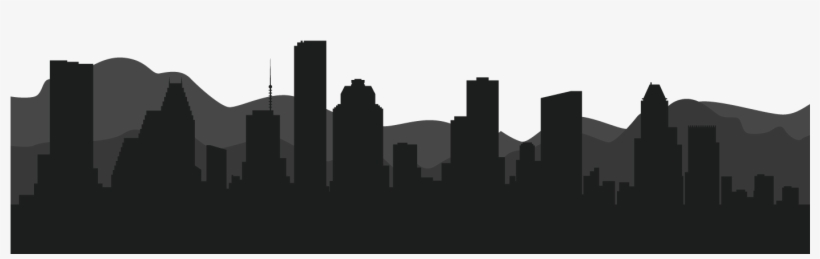 Original Size Is 1400 × 396 Pixels - Silhouette, transparent png download