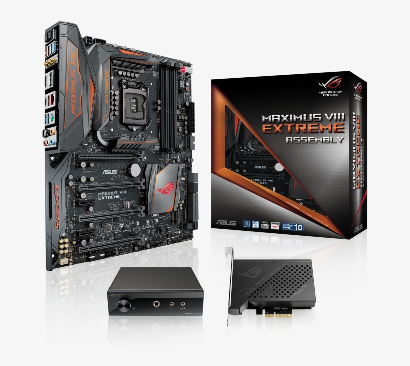 Asus Launches Maximus Viii Extreme/assembly For Skylake, - Rog Maximus Viii Extreme Assembly, transparent png download