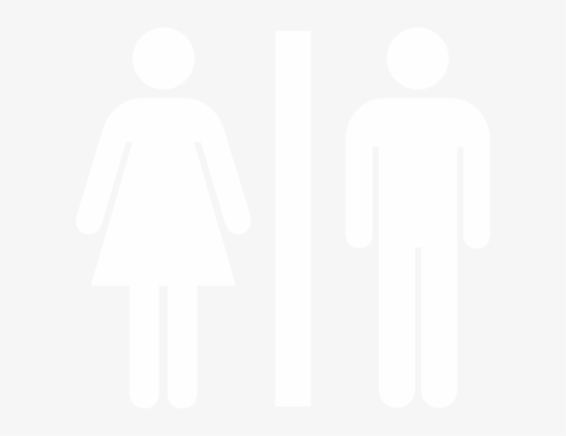 Small - Girls Bathroom Sign, transparent png download