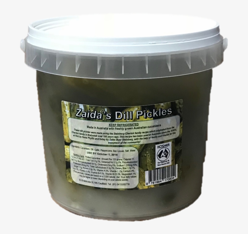 Zaidas Dill Pickles Home Made - Feta, transparent png download