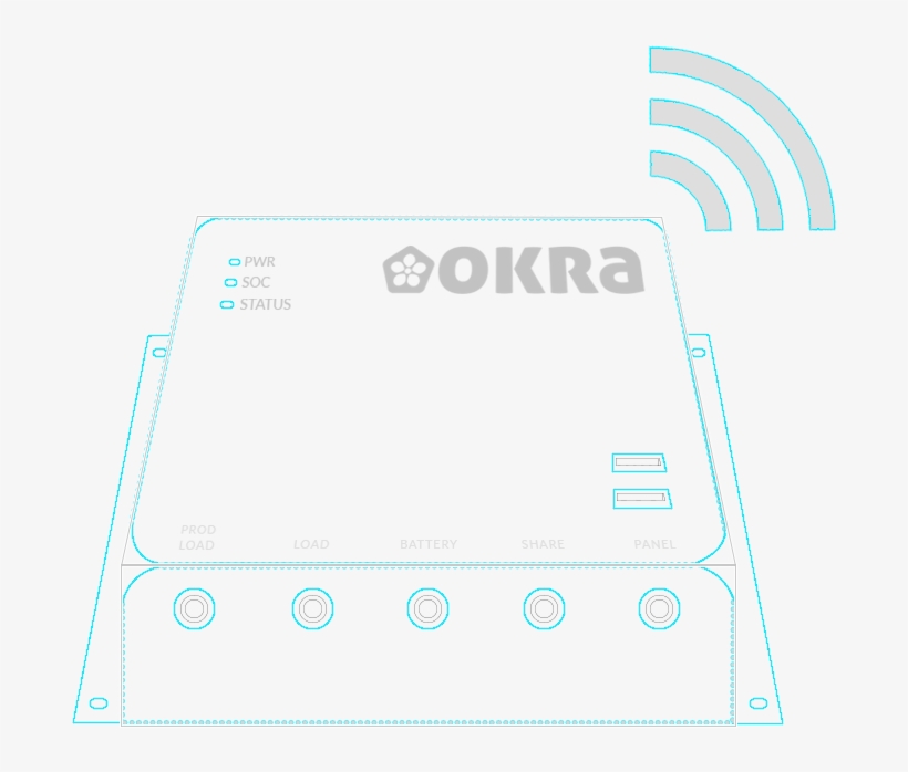 Okra Box Sketch - Diagram, transparent png download