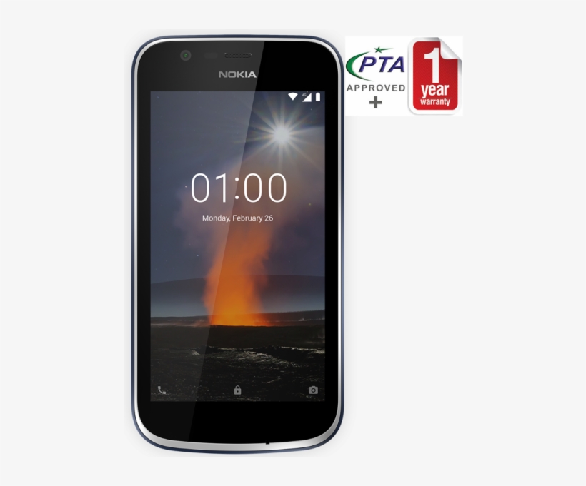 Nokia 1 Blue - Nokia 1 Dual Sim, transparent png download