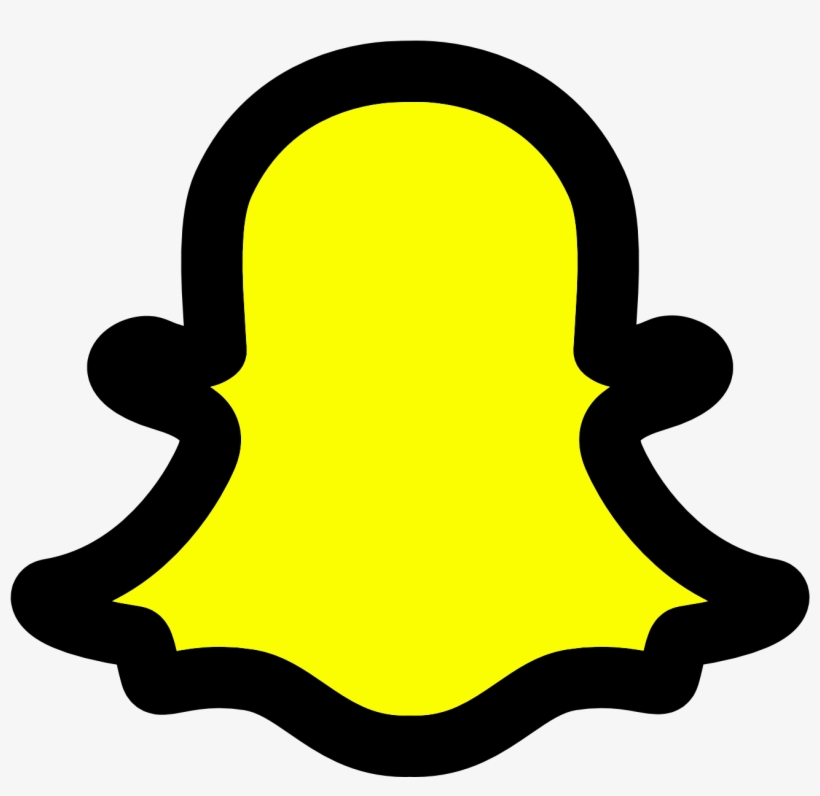 Snapchat Is Called As The Best Smartphone Application - Snapchat Icon Transparent Background, transparent png download
