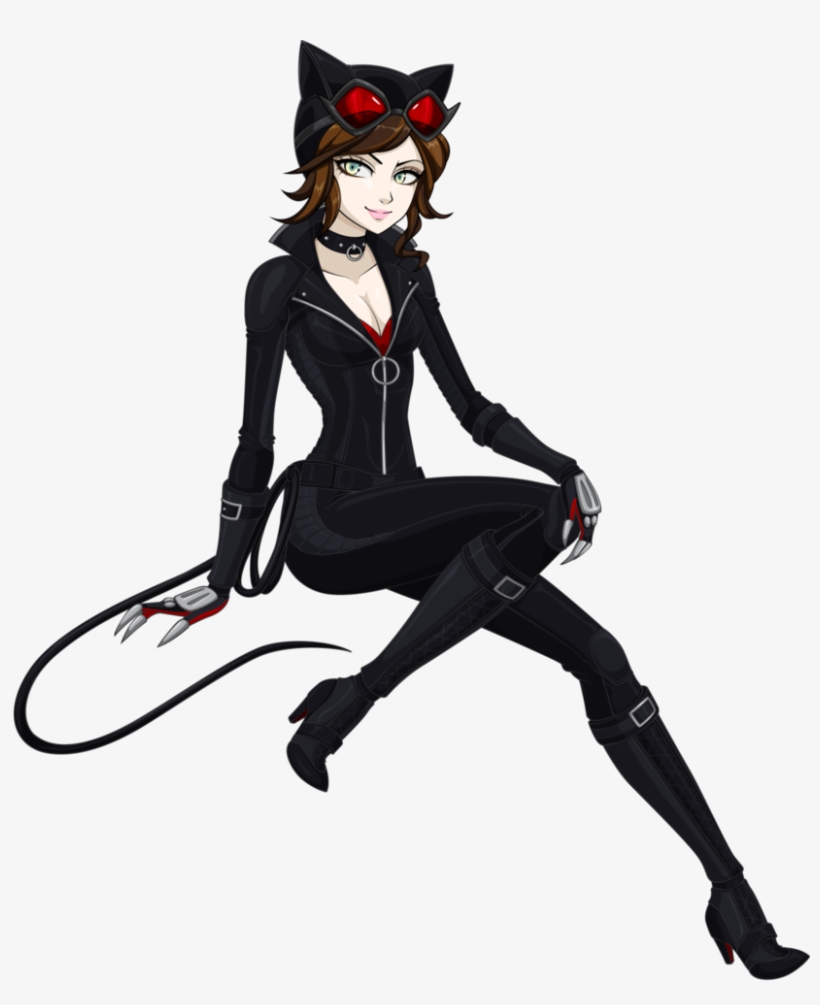 Cat Burglar Clipart - Anime Female Cat Burglar, transparent png download