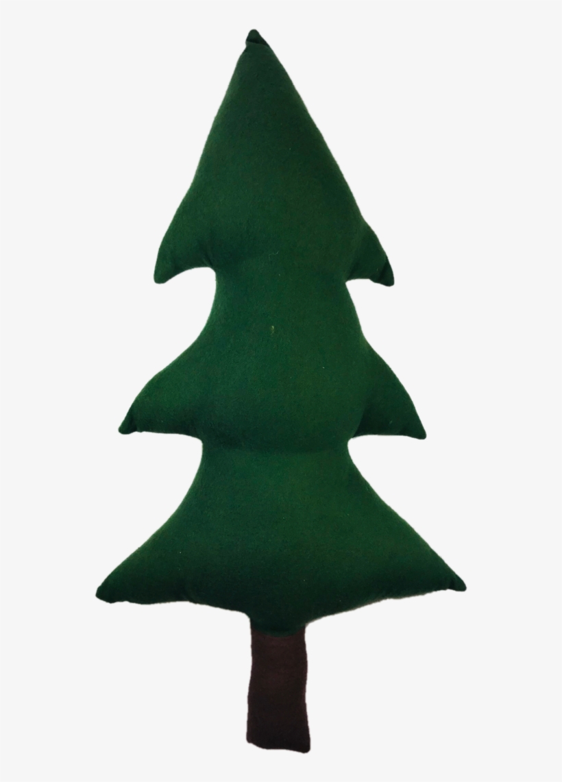 Evergreen Tree Pillow - Christmas Tree, transparent png download
