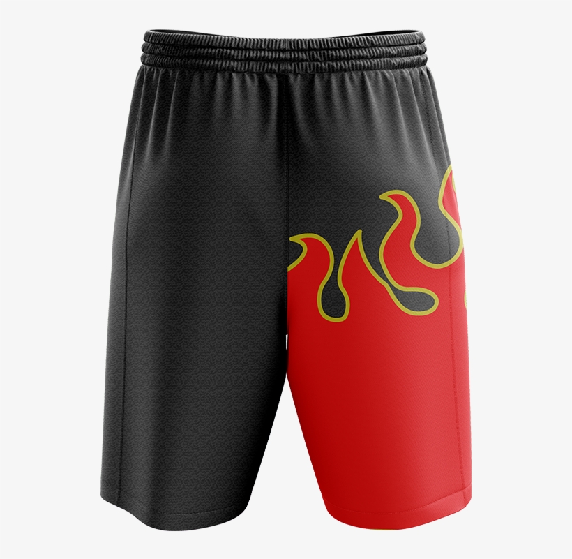 Tekken Jin Kazama Red Flame Cosplay Beach Short Fullprinted - Board Short, transparent png download