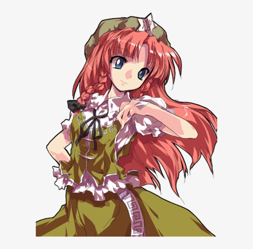 He Made Sid The Sloth A Touhou - Touhou Meiling, transparent png download