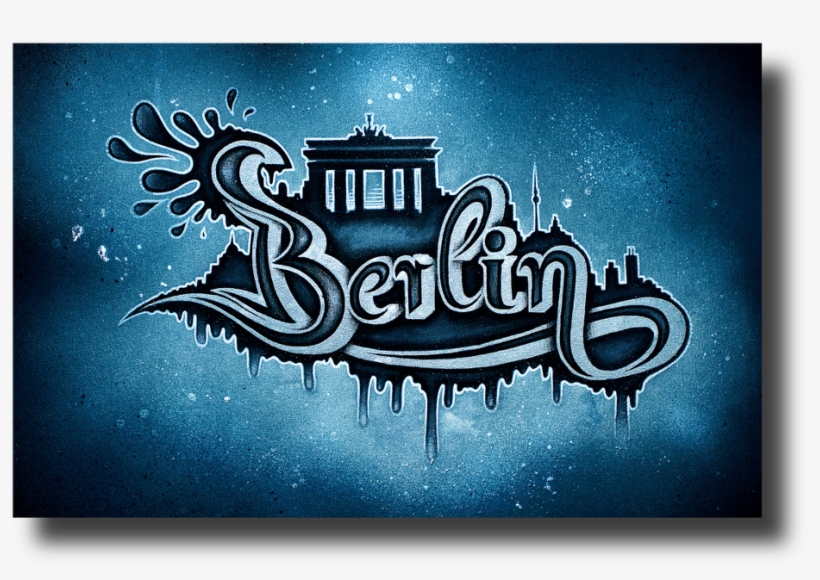 Big City Designs Berlin Graffiti, Ruhr, Nrw, Reichstag, - Leinwand Graffiti, transparent png download