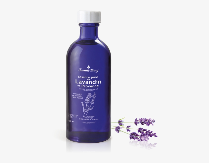 Essence Pure De Lavandin De Provence - Glass Bottle, transparent png download