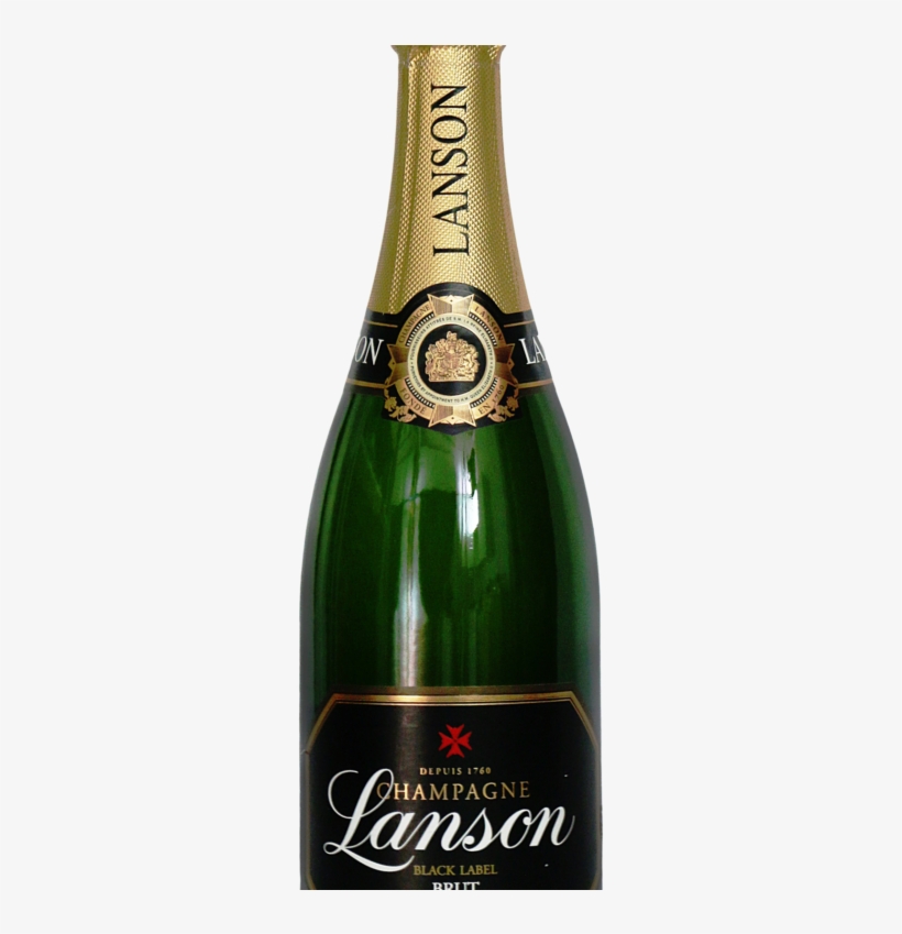 Alcohol Bottle Png Transparent Image - Lanson Black Label, transparent png download