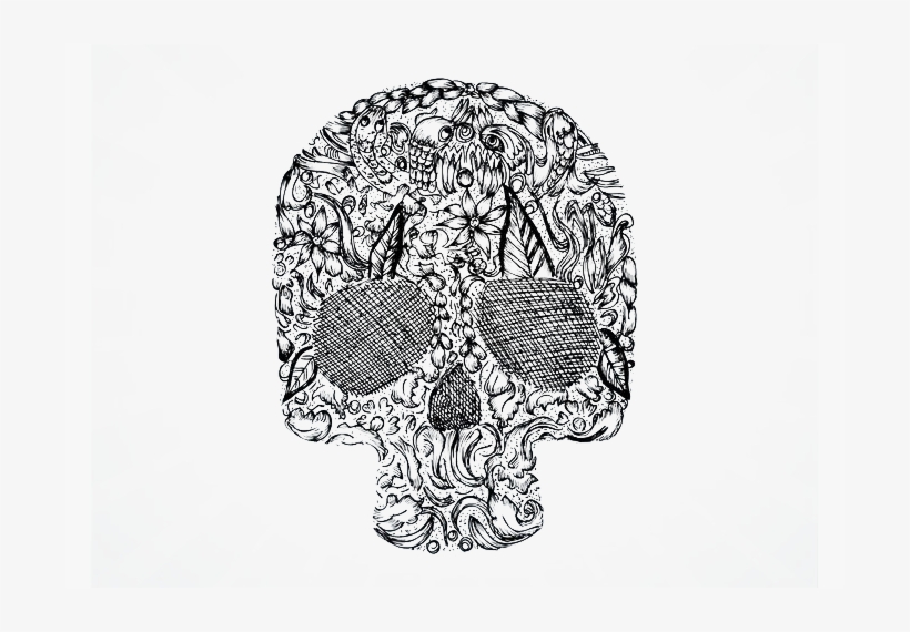 Graphic Freeuse Download Egypt Drawing Skull - Png De Tatuagens Caveiras, transparent png download
