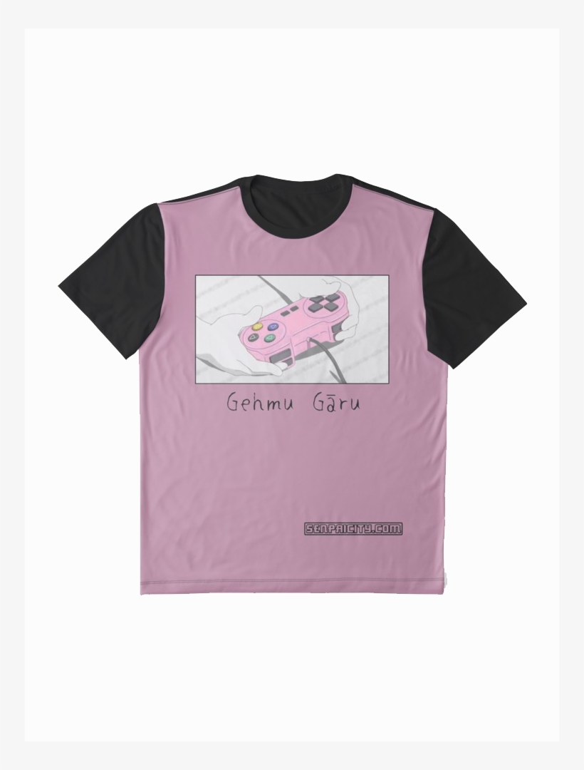 'gamer Girl' Graphic Tee - T-shirt, transparent png download