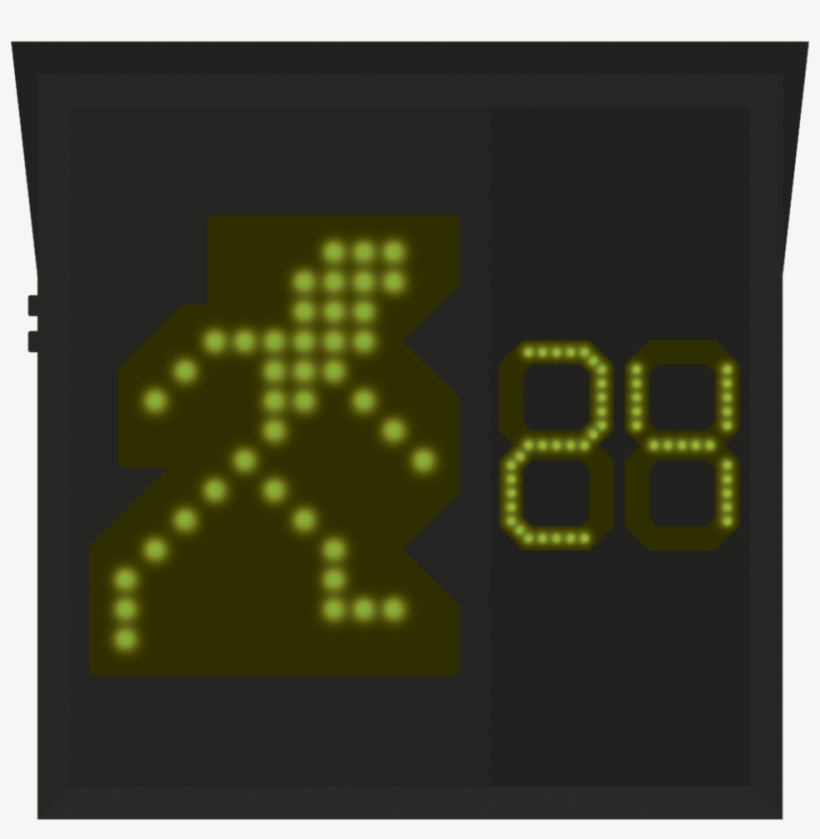 One To Be Passing The Time Of Pedestrian Passage And - Display Device, transparent png download