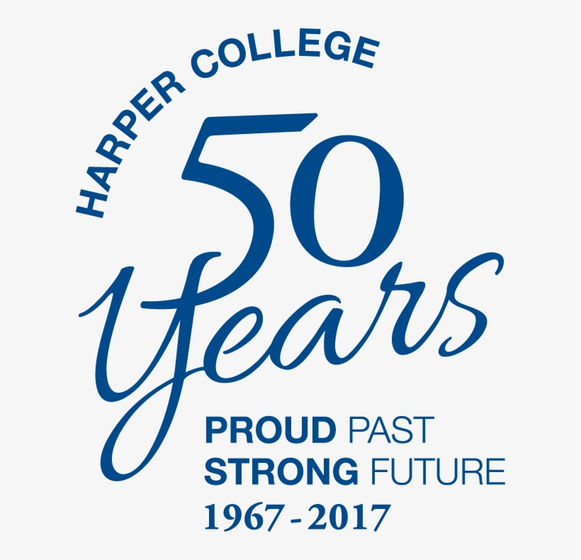 Download Harper 50th Logo Horizontal - Poster, transparent png download