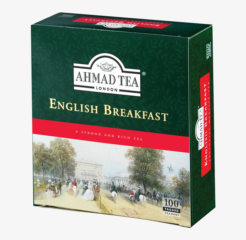 100 Tagged Teabags - Ahmad Tea London English Breakfast, transparent png download