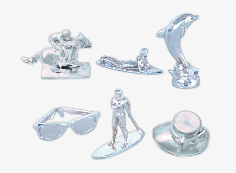 Metal Pewter Plated Game Pieces - Tap, transparent png download