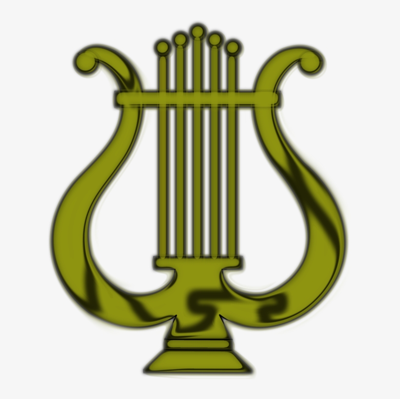 Computer Icons Lyre Harp Home Page Line Art - Crest, transparent png download