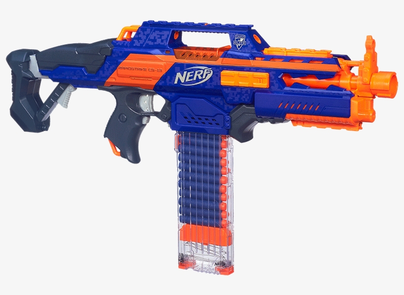 Hasbro Nerf Heat Elite Series Extraordinary Cs18 Launcher - Nerf Rapidstrike Cs 18, transparent png download