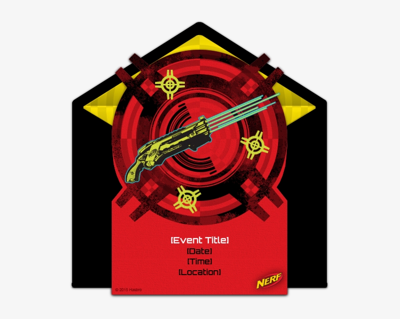 Free Nerf Invitations Adventure-packed Nerf Online - Twilight Sparkle Invitation, transparent png download