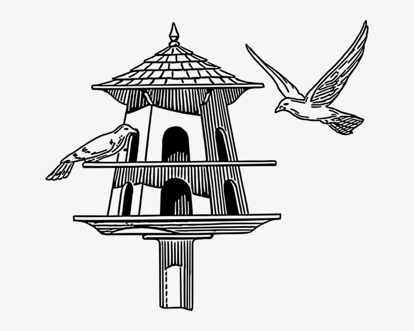Birdhouse Stickers Messages Sticker-0 - Dovecote Clipart, transparent png download