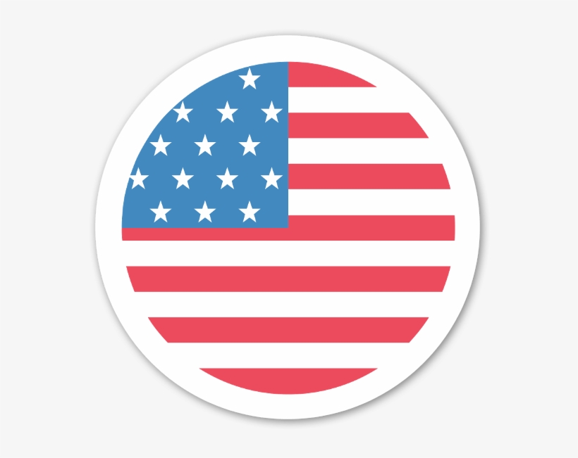 Bandera Eeuu Pegatina - Us Flag Transparent Background, transparent png download