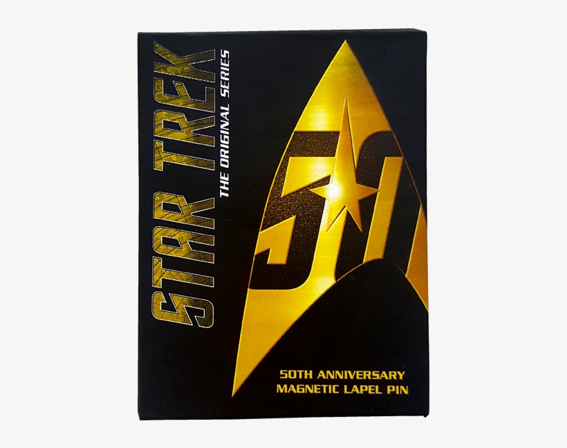 50th Anniversary Replica Badge - Star Trek, transparent png download