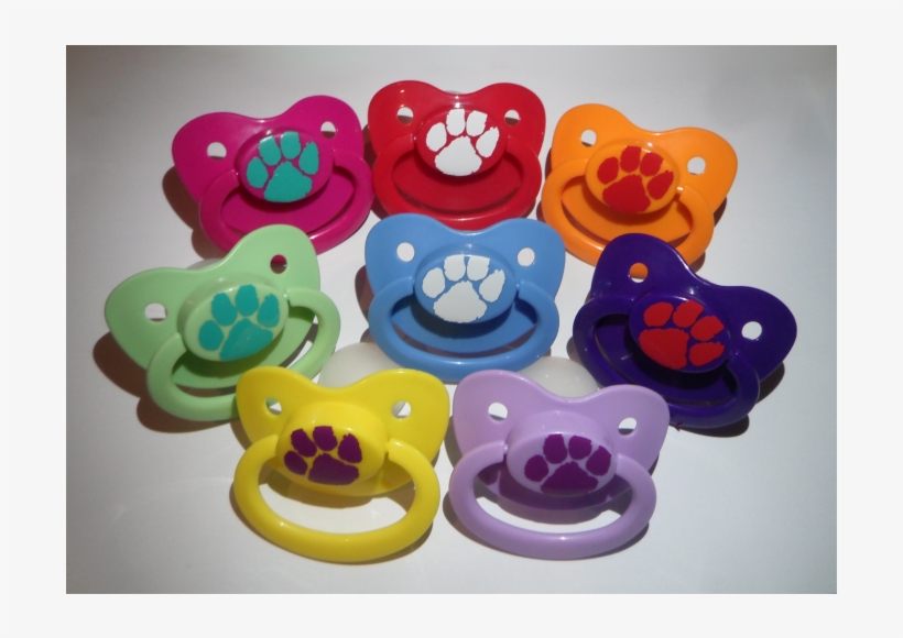 Paw Print Adult Pacifier - Baby Toys, transparent png download