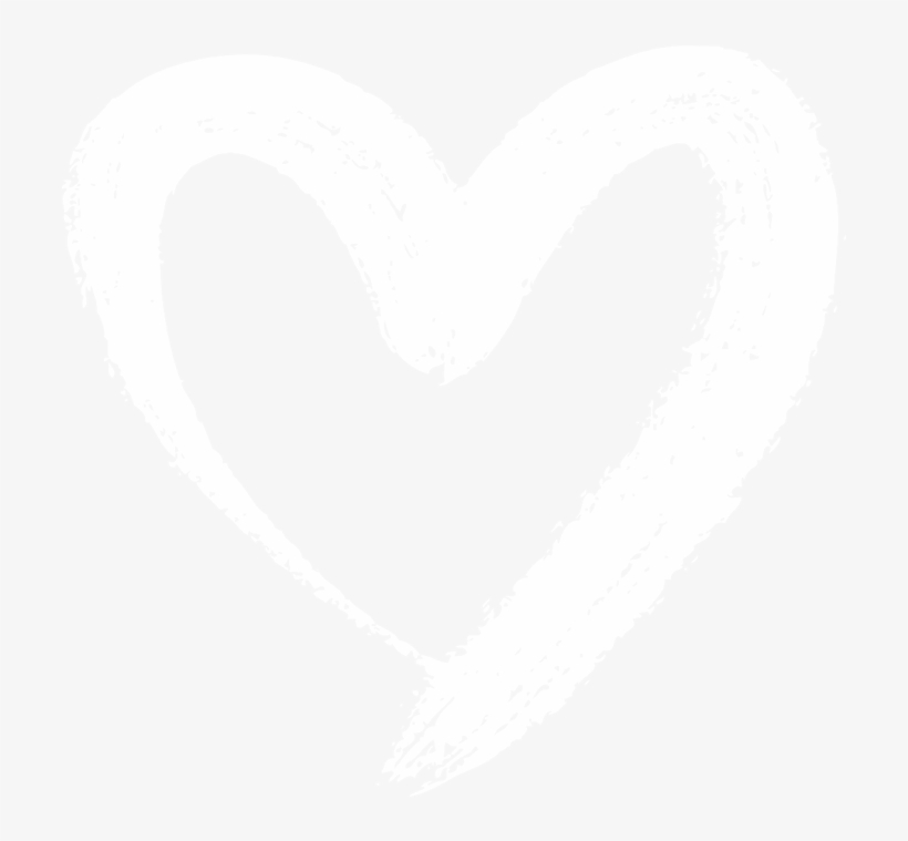 Black And White Heart Design, transparent png download