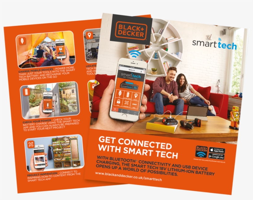 Great Brochure Design Is All About Communicating Simply - Black And Decker, transparent png download