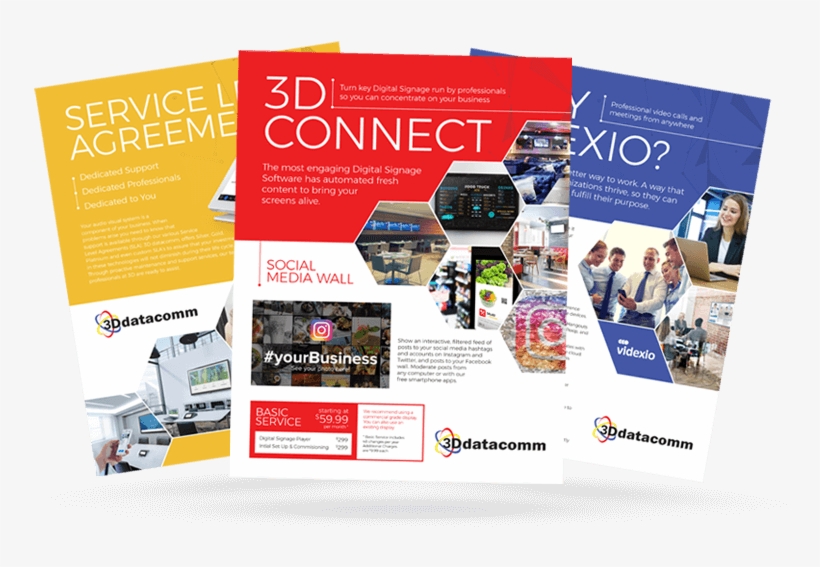 3d Brochures Flyer PNG Image Transparent PNG Free