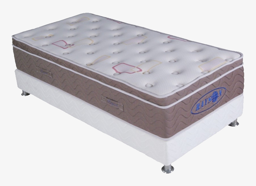 Gel Memory Foam Pocket Coil Spring Mattress - Mattress, transparent png download