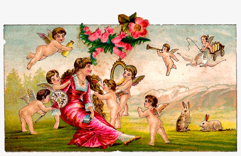 Angel Woman Beauty Digital Images - Painting, transparent png download