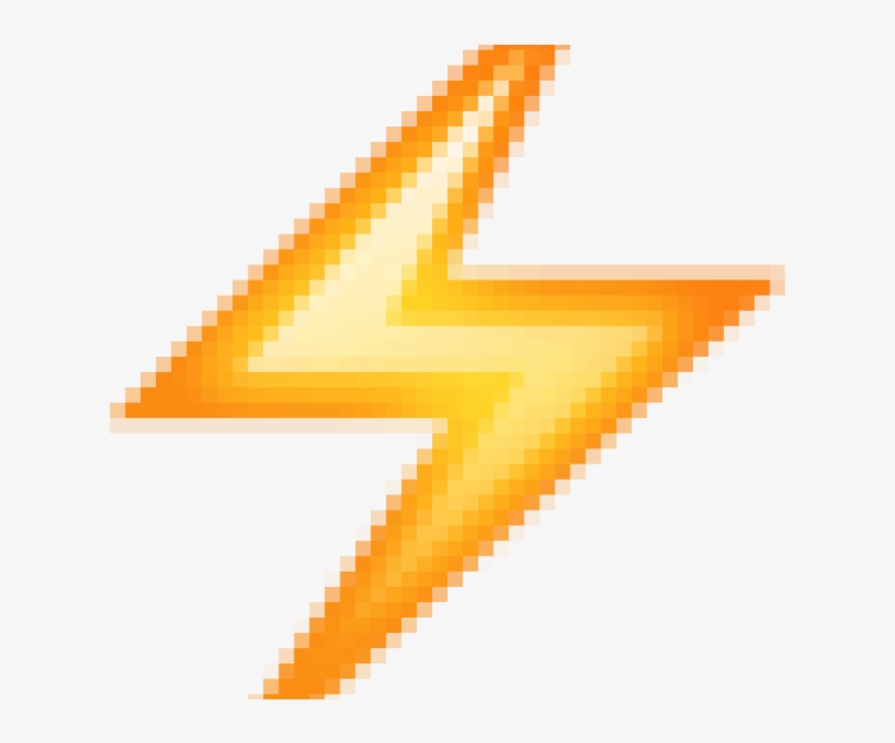 Emo-lightning - Emoji, transparent png download
