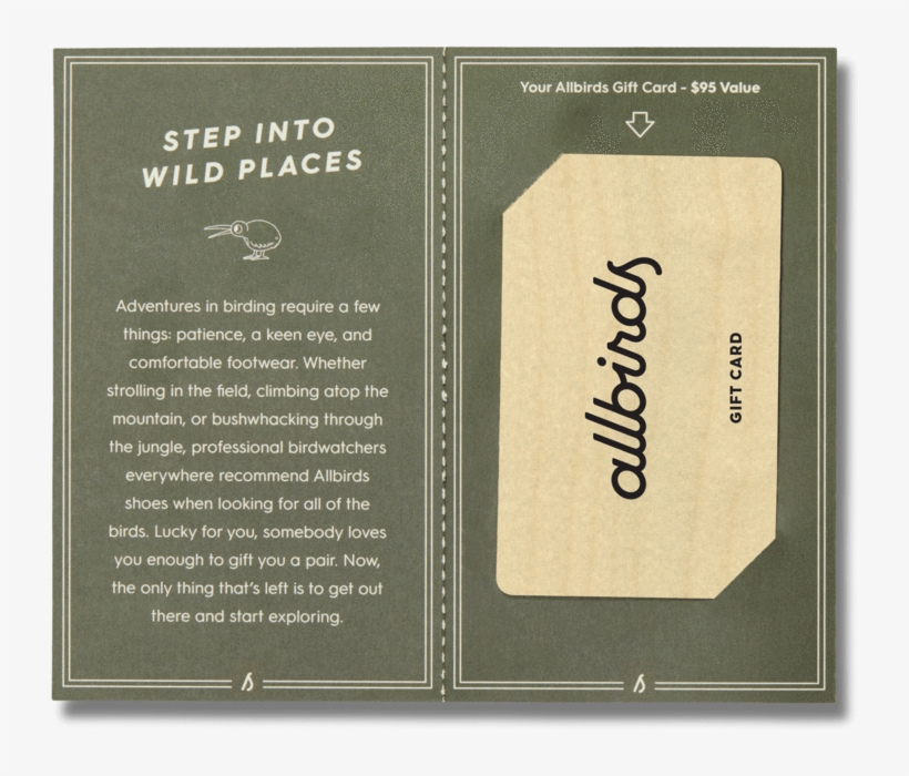 Allbirds Gift Card, transparent png download