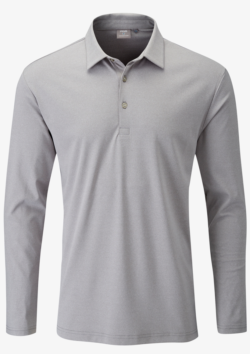 Ping Lester Long Sleeve Polo - Long-sleeved T-shirt, transparent png download
