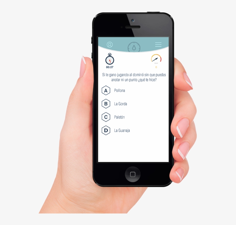 ¡detalles De Cómo Jugar - Hand Holding A Apple Phone Png, transparent png download